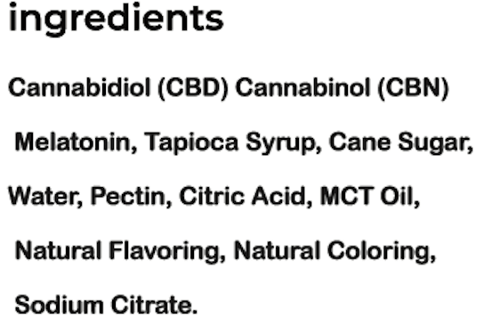 Inflamade® 30mg Deep Sleep CBD CBN Gummy