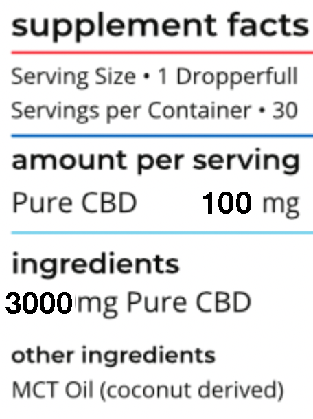 Inflamade® Restore Extra Strength 3000mg CBD Tincture